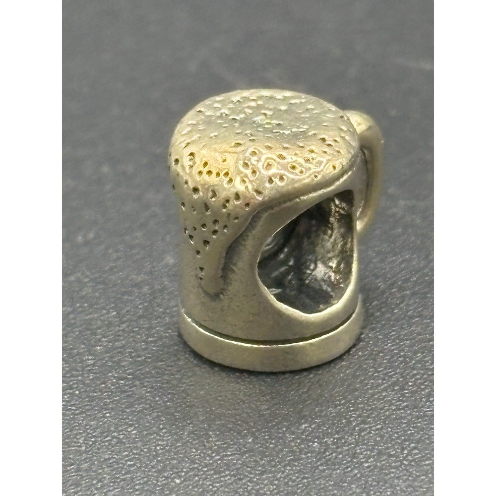 Vintage Sterling Silver Foamy Beer Stein Charm 925 E22